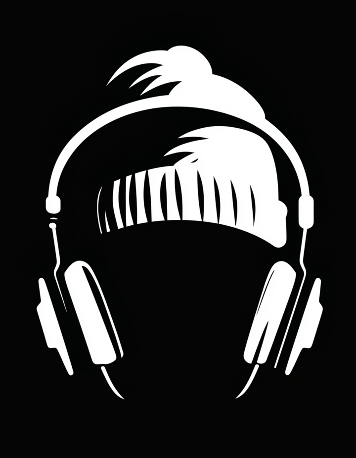 Lo-fi girl with headphones minimalist shirt