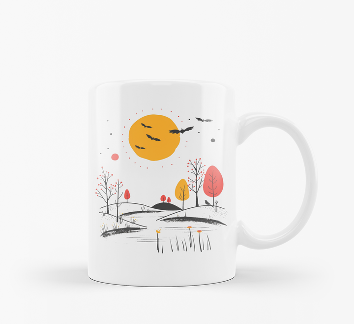 Good Morning & Scenic Nature Mug Set | Sunrise and Landscape | Perfect Gift for Coffee Lovers