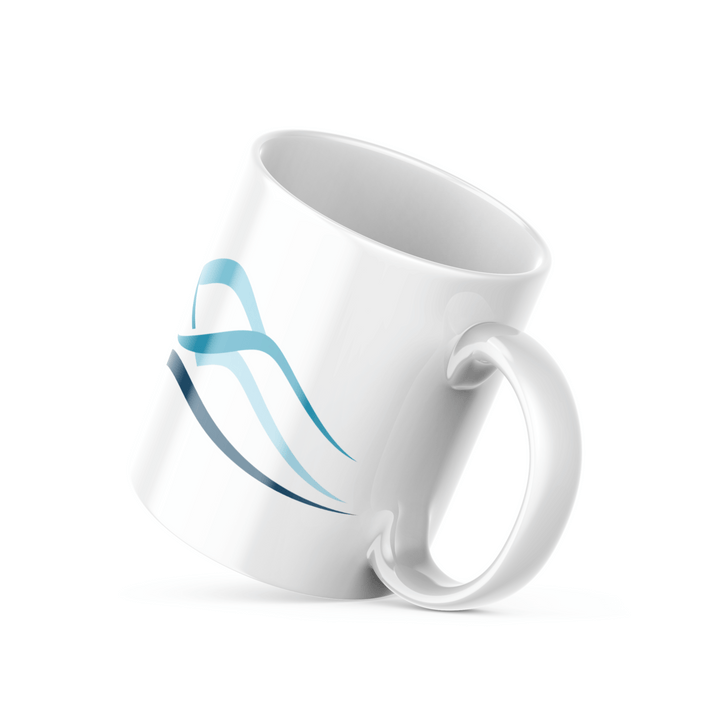 Ocean Waves Mug Set | Minimalist Wave Design | Tranquil Blue Drinkware for Ocean Lovers