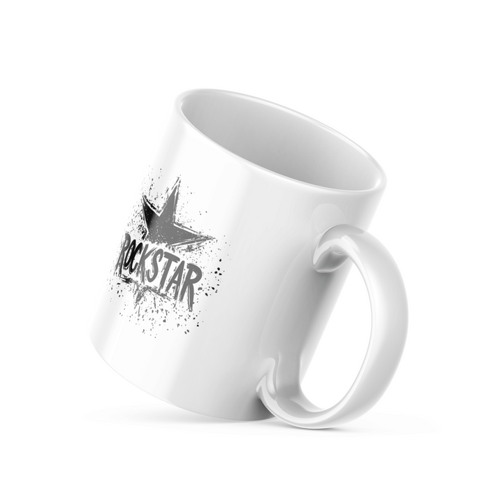 Good Morning Rockstar Mug Set | Bold "Rockstar" & Good Morning Design | Perfect for Music Lovers