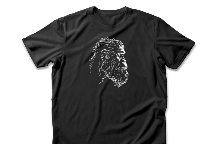 Bigfoot Silhouette T-shirt | Mysterious Sasquatch Design | Cryptid Lover Gift Tee