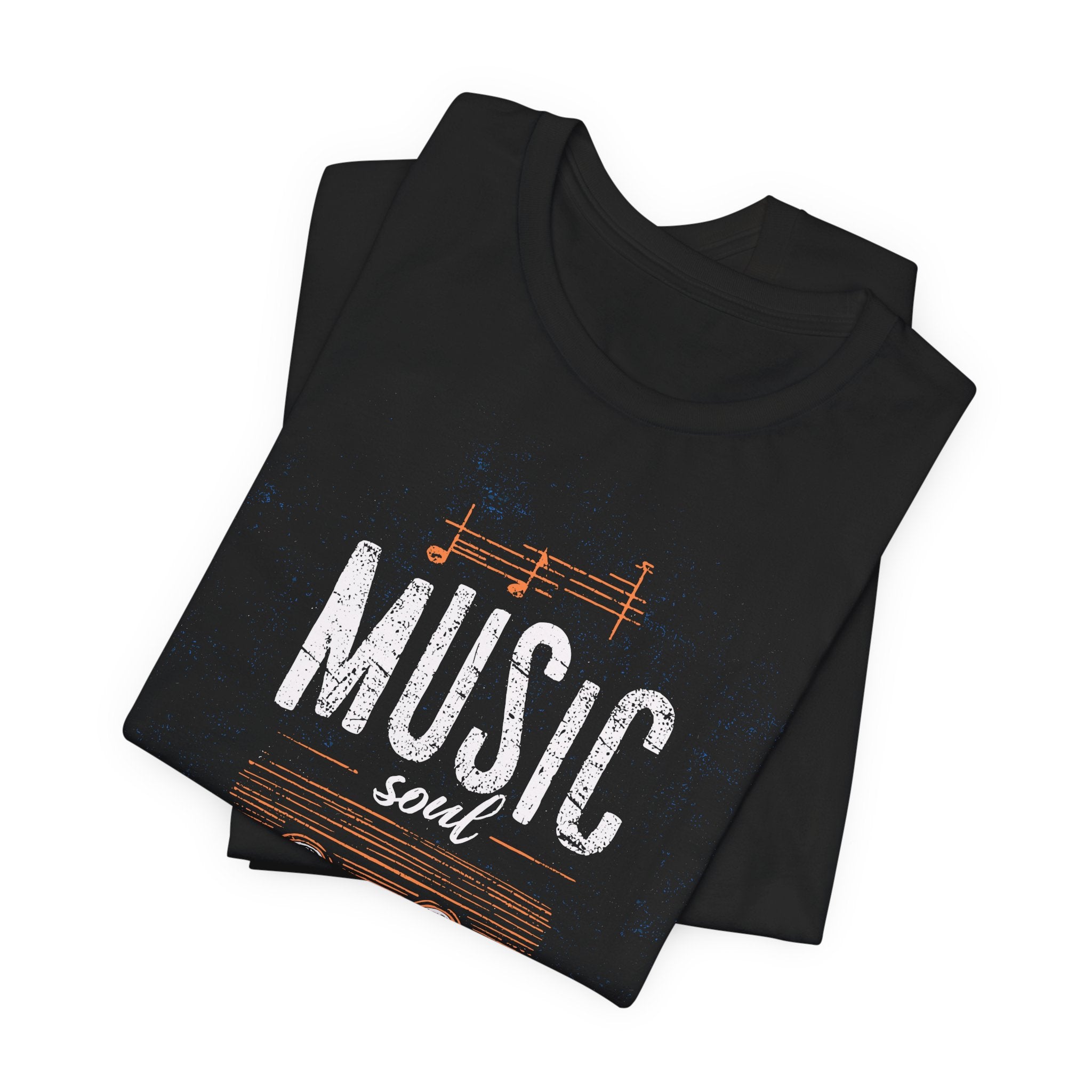 Music Soul T-Shirt – Retro Cassette Tape Graphic Tee | Music Lover Gift UK