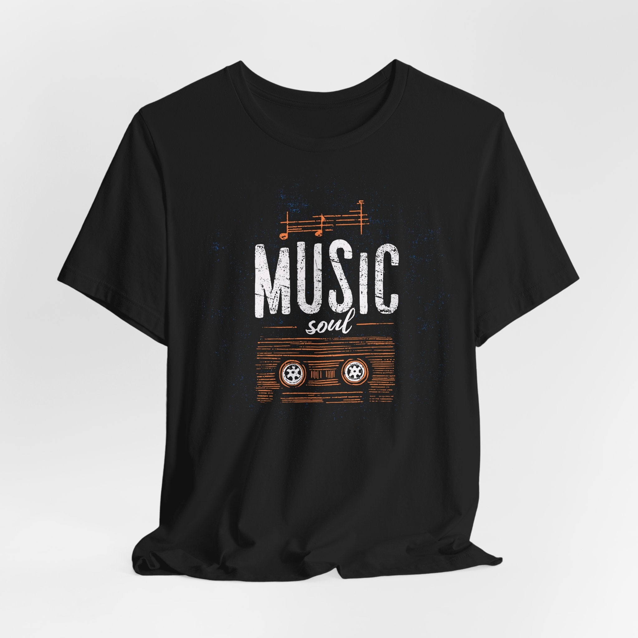 Music Soul T-Shirt – Retro Cassette Tape Graphic Tee | Music Lover Gift UK