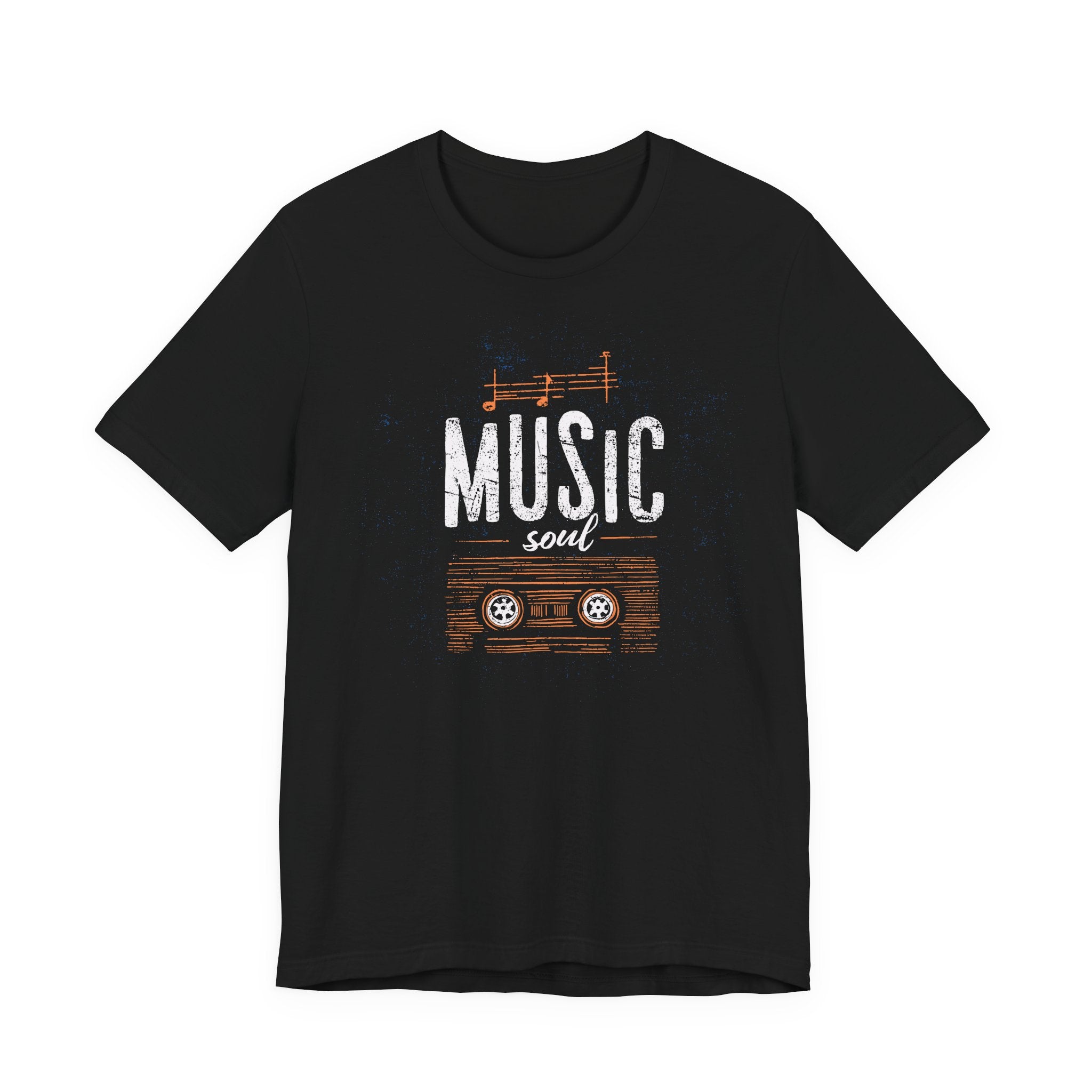 Music Soul T-Shirt – Retro Cassette Tape Graphic Tee | Music Lover Gift UK