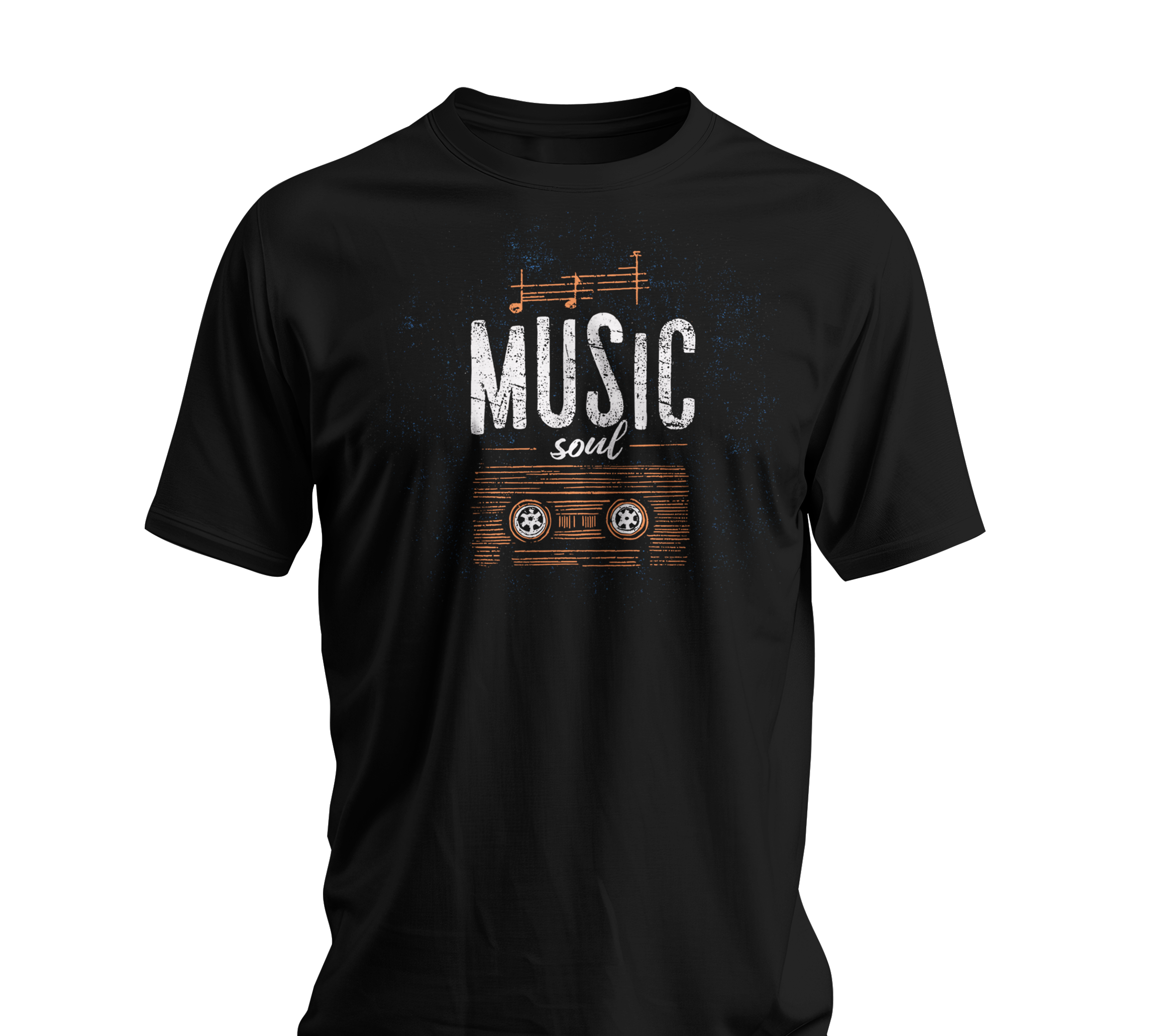 Music Soul T-Shirt – Retro Cassette Tape Graphic Tee | Music Lover Gift UK