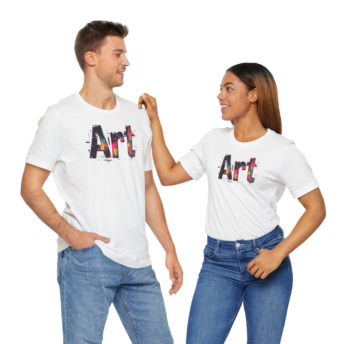 Bold "Art" T-shirt | Colorful Artistic Expression Design | Perfect Gift for Artists & Creatives