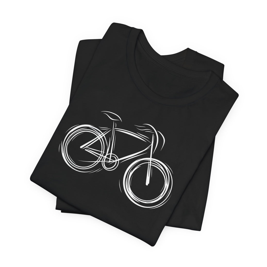 Minimalist Bike T-Shirt | Artistic Bicycle Design | Perfect Gift for Cycling Enthusiasts