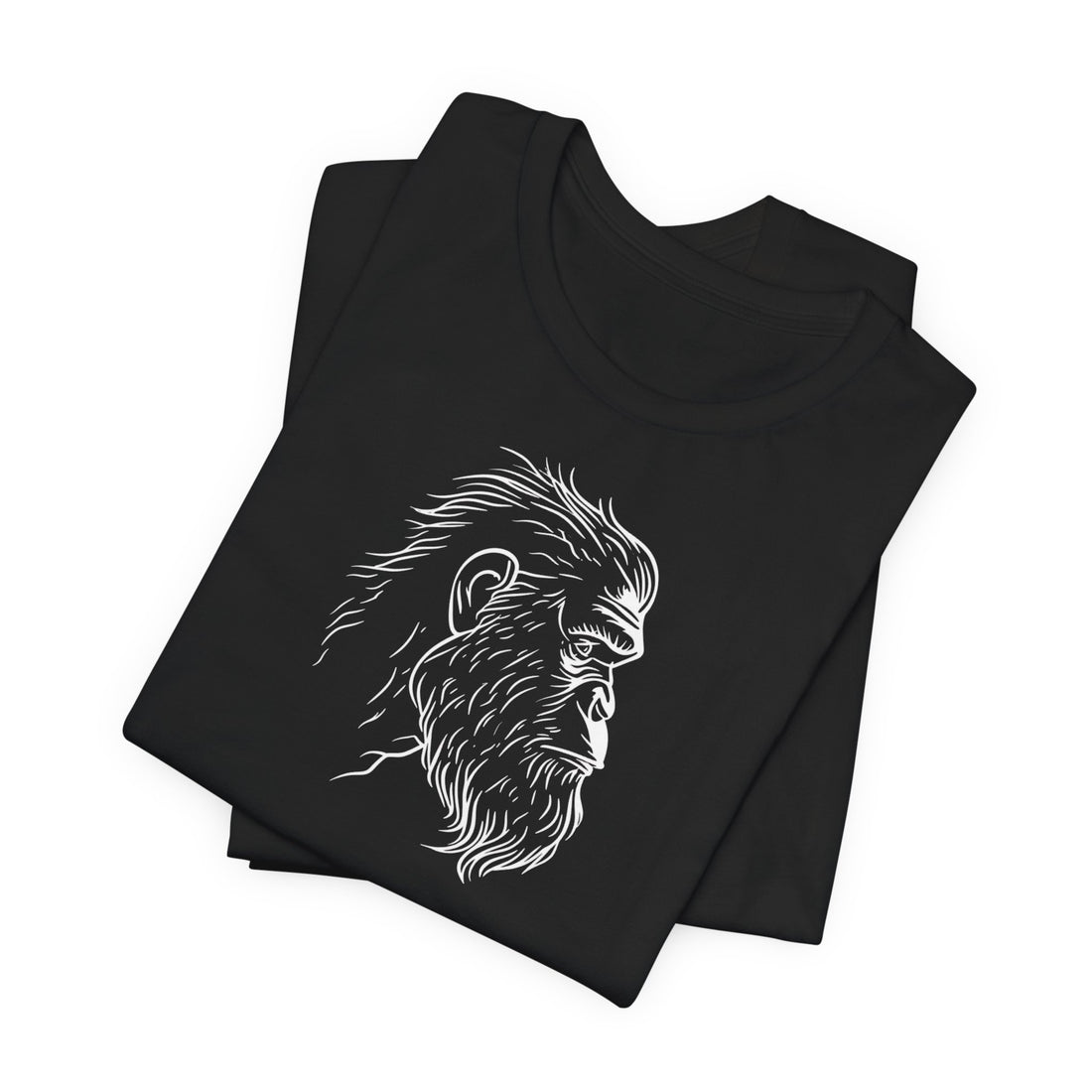 Bigfoot Silhouette T-shirt | Mysterious Sasquatch Design | Cryptid Lover Gift Tee