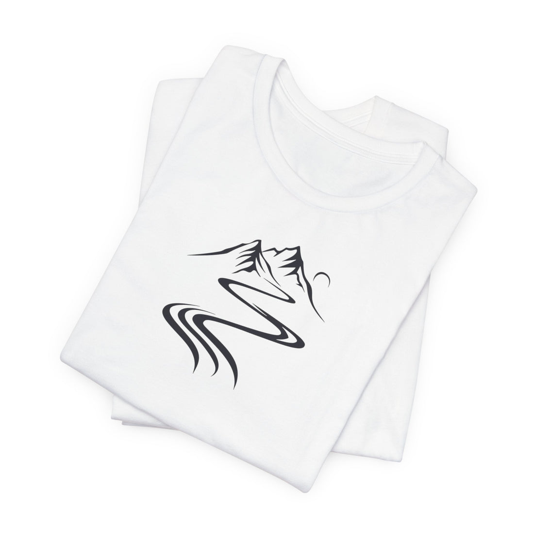 Minimalist Mountain T-shirt | Simple Adventure Design | Nature Lover Gift Tee