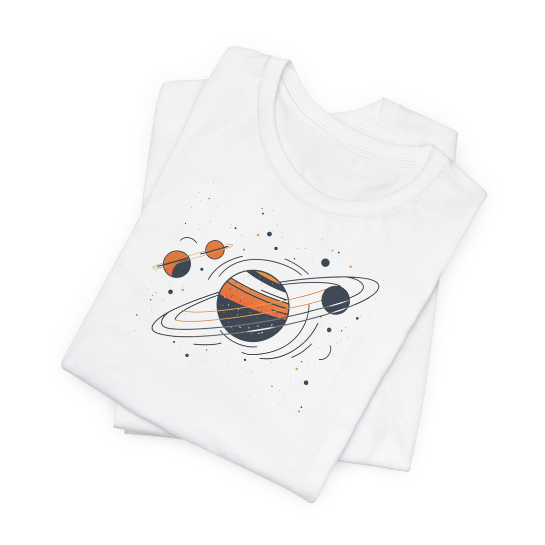 Retro Planetary T-shirt | Saturn & Planets Design | Space Lover Gift Tee