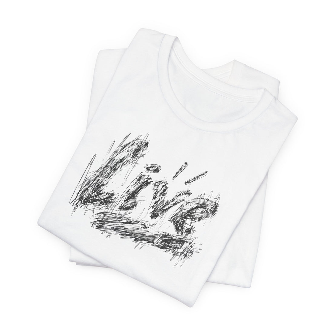 Live Boldly T-shirt | Sketchy Hand-Drawn Text Design | Motivational Gift Tee