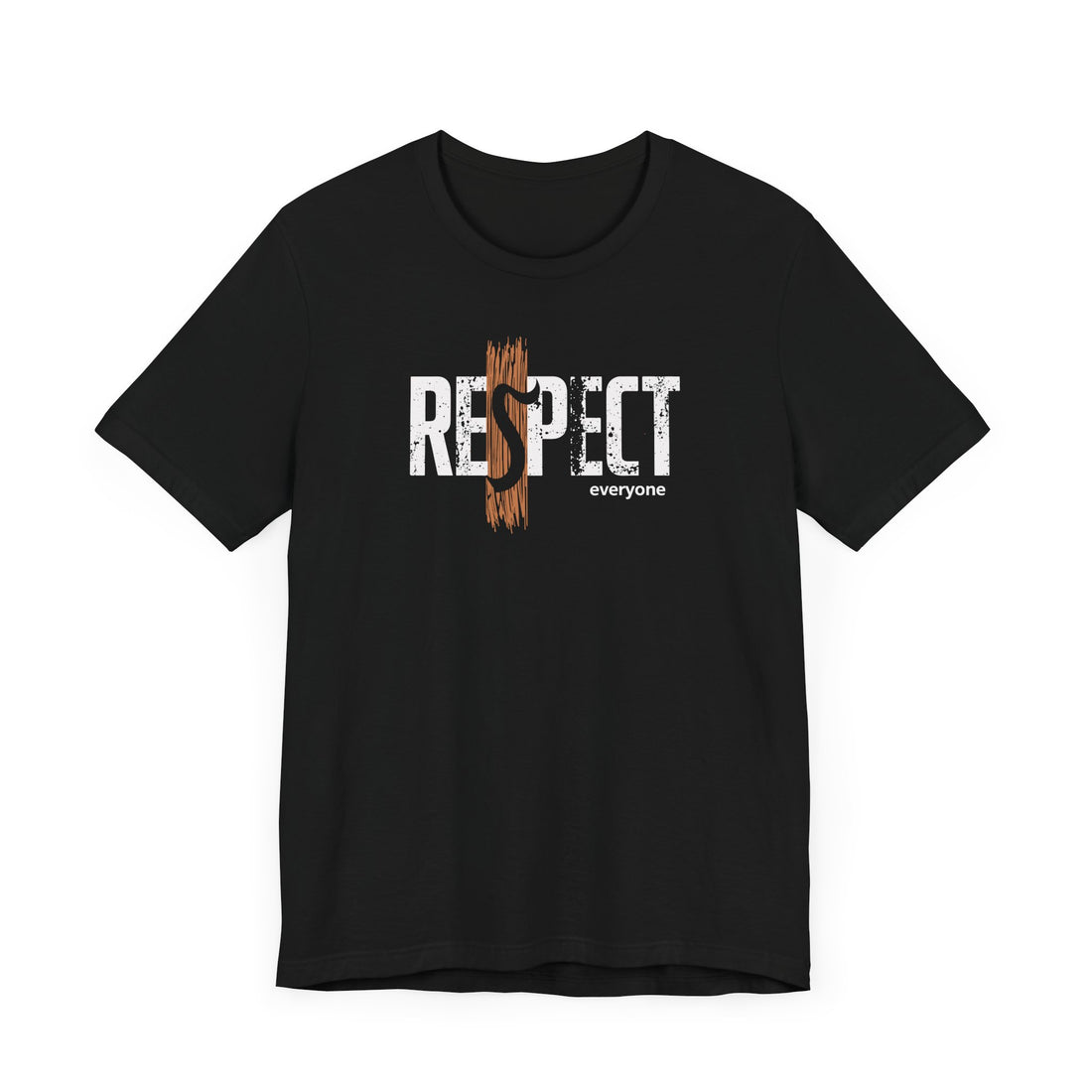 Respect-Everyone-T-Shirt - Equality-Graphic-Tee - Inspirational-Motivation-Shirt - Black-Cotton-Tee - Unity-Apparel - Social-Justice-Tshirt - Empowerment-Tee