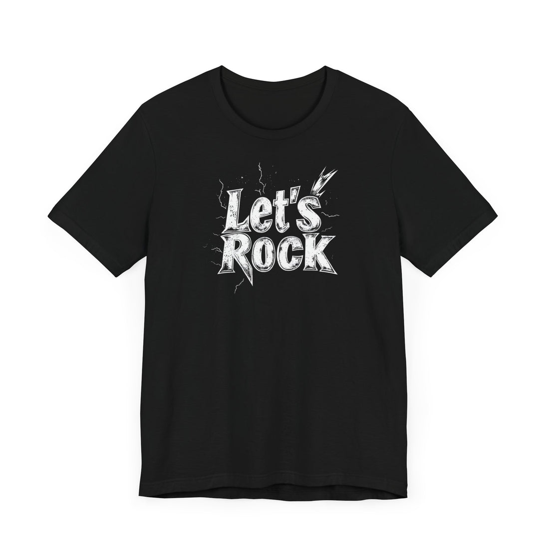 "Let's Rock" T-shirt | Bold Electric Design | Perfect Gift for Rock Music Lovers