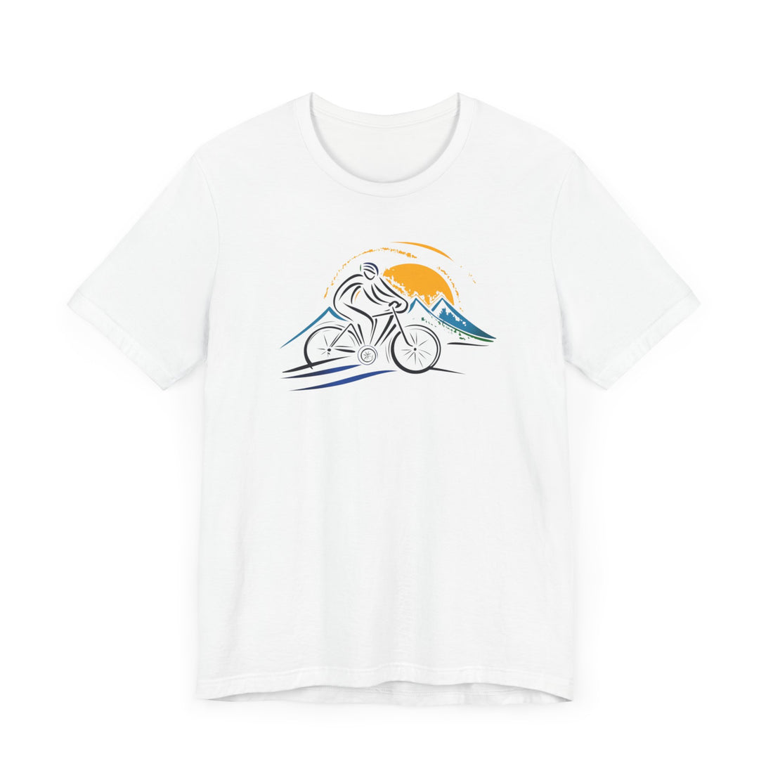 Mountain Biker" T-Shirt | Adventure Cycling Shirt | GifSunset Cycling T-Shirt | Adventure Bike Tee | Gift for Cyclists and Nature Lovers | Mountain Trail Biker Shirt | Outdoor Sportswear