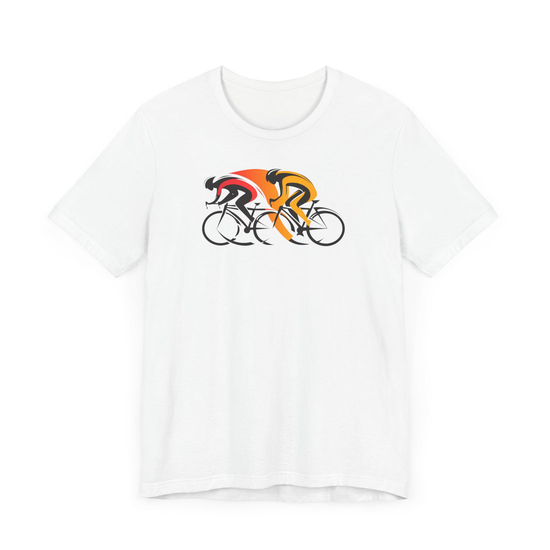 Cycling Duo T-shirt | Bold Racer Design | Perfect Gift for Cyclists