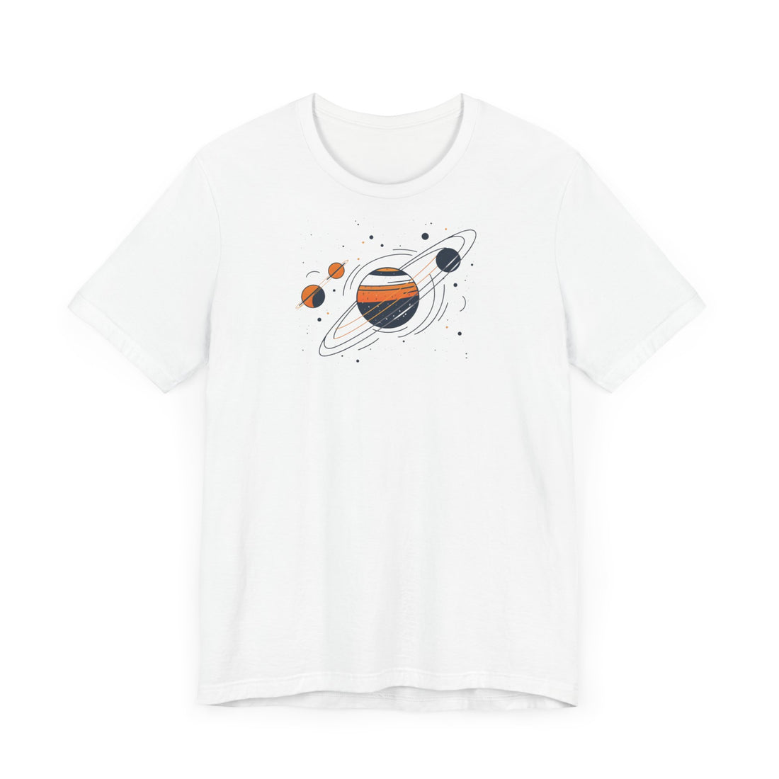 Retro Planetary T-shirt | Saturn & Planets Design | Space Lover Gift Tee