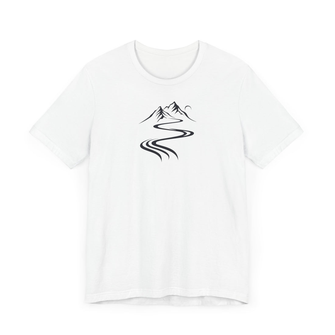 Minimalist Mountain T-shirt | Simple Adventure Design | Nature Lover Gift Tee