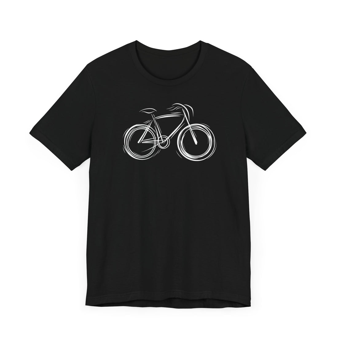 Minimalist Bike T-Shirt | Artistic Bicycle Design | Perfect Gift for Cycling Enthusiasts