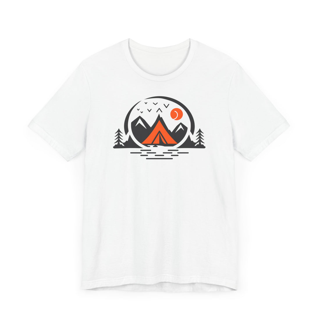 Mountain Camping T-shirt | Adventure Nature Design | Outdoor Enthusiast Graphic Tee