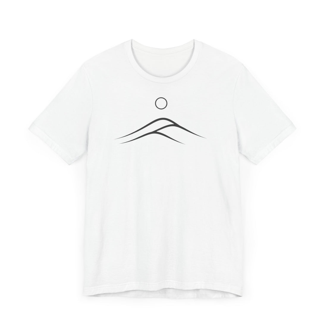 Minimalist Mountain T-shirt | Modern Adventure Design | Perfect for Outdoor Enthusiasts