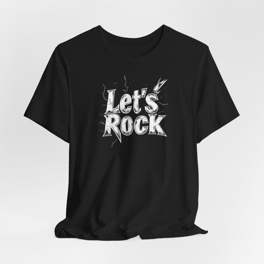 "Let's Rock" T-shirt | Bold Electric Design | Perfect Gift for Rock Music Lovers