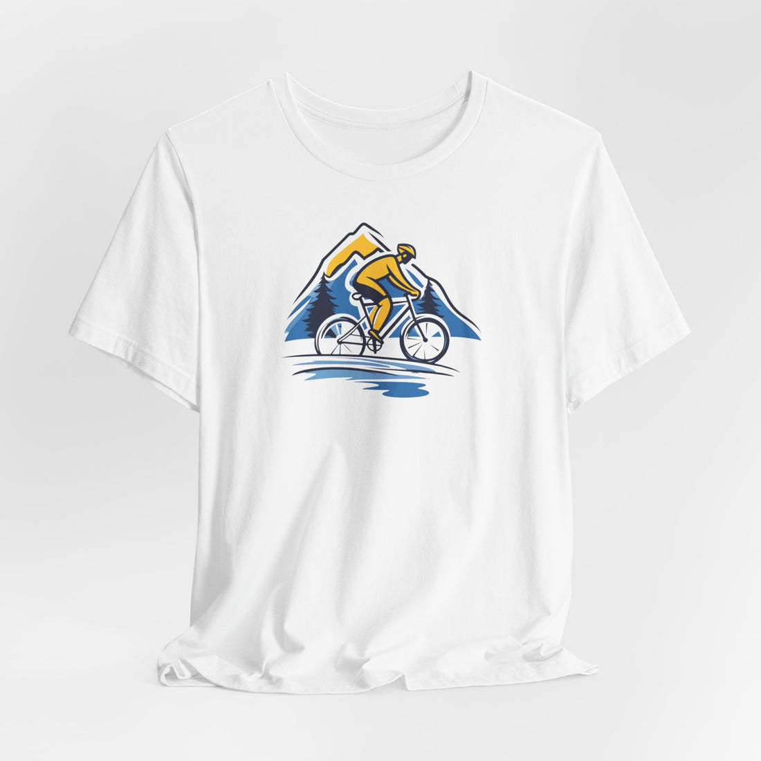 Mountain Biker" T-Shirt | Adventure Cycling Shirt | Gift for Outdoor Enthusiasts | Vibrant Mountain Design | Perfect for Bikers and Nature Lovers