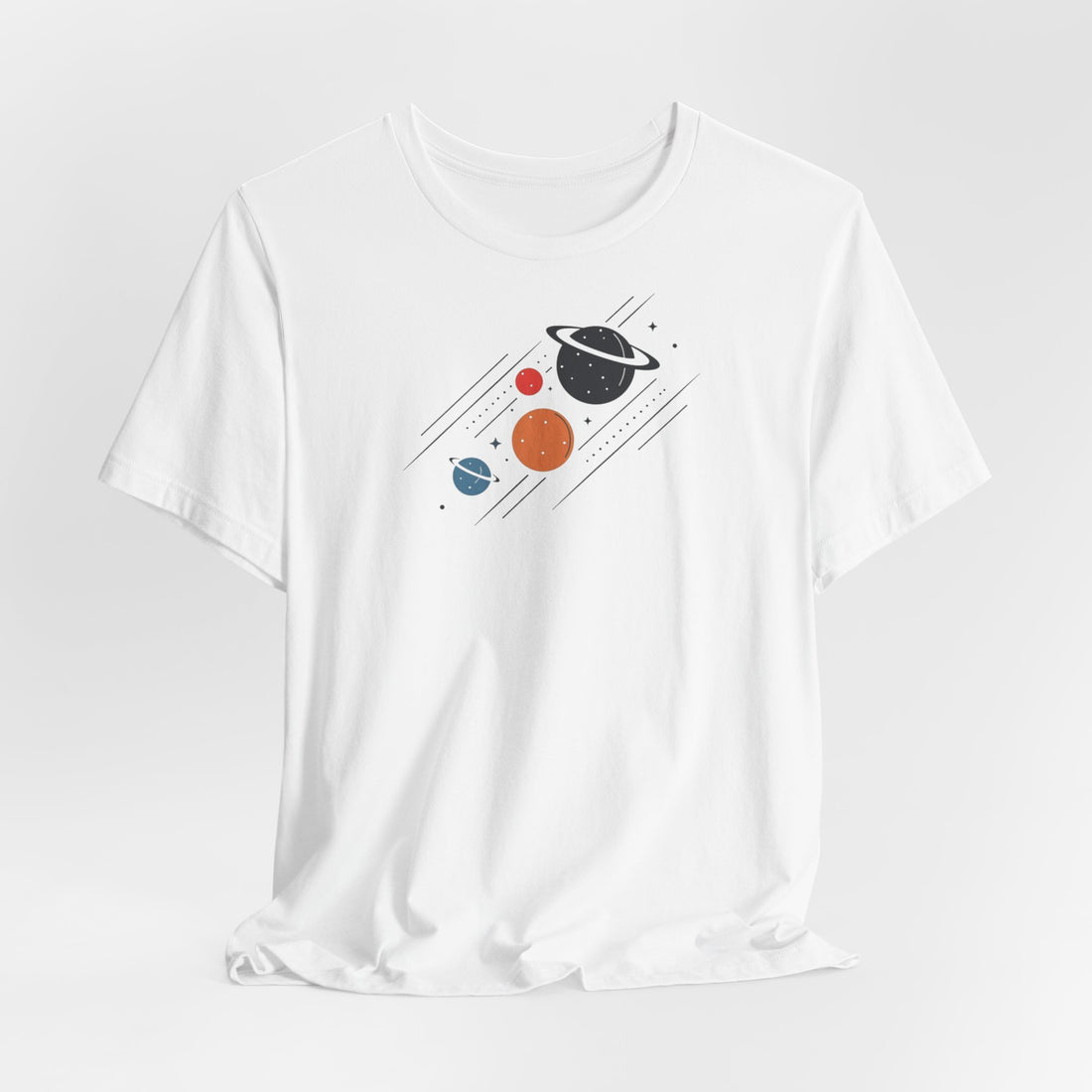 Colorful Planetary T-shirt | Space Exploration Design | Astronomy Lover Gift Tee