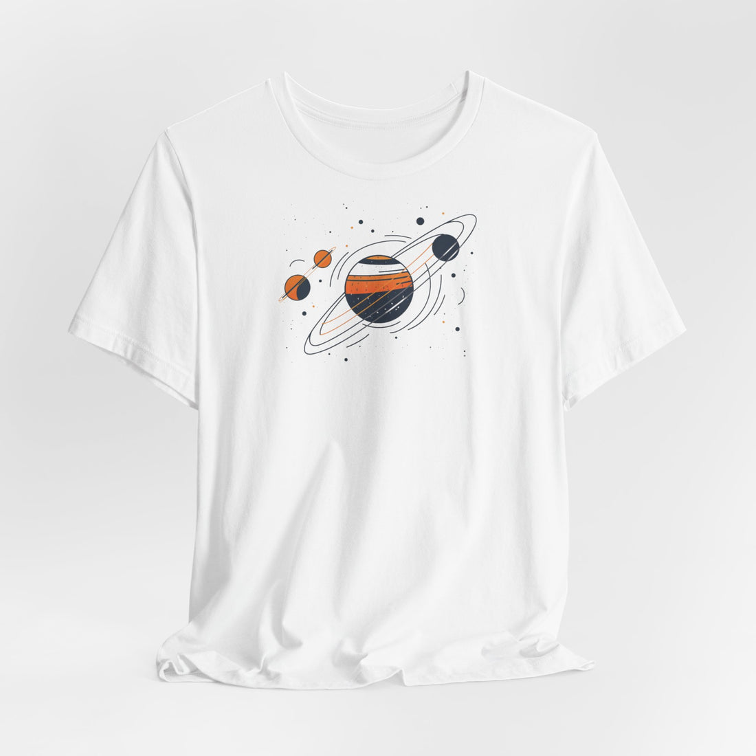 Retro Planetary T-shirt | Saturn & Planets Design | Space Lover Gift Tee