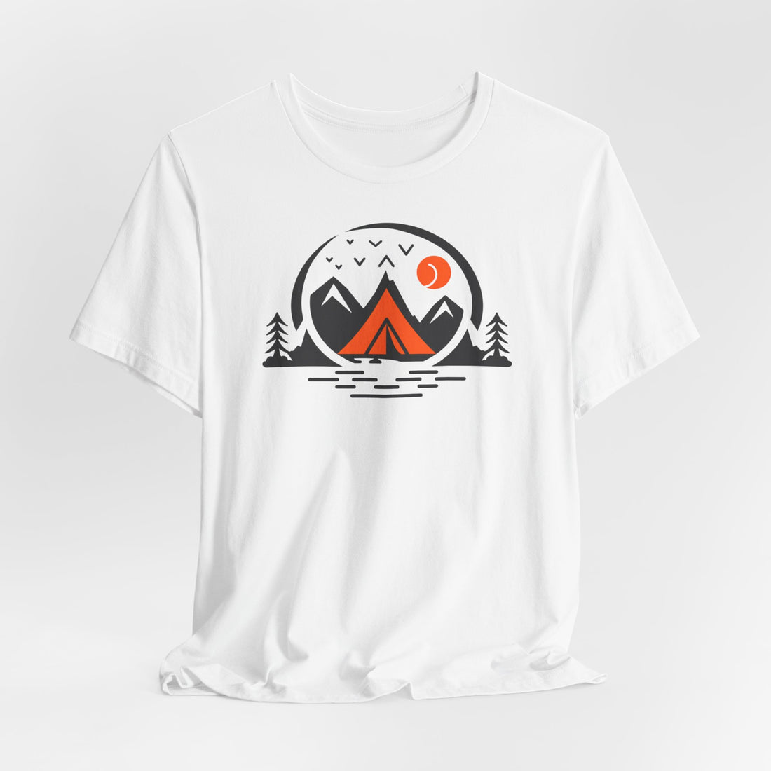 Mountain Camping T-shirt | Adventure Nature Design | Outdoor Enthusiast Graphic Tee