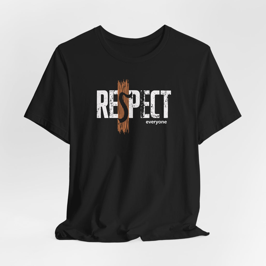 Respect-Everyone-T-Shirt - Equality-Graphic-Tee - Inspirational-Motivation-Shirt - Black-Cotton-Tee - Unity-Apparel - Social-Justice-Tshirt - Empowerment-Tee