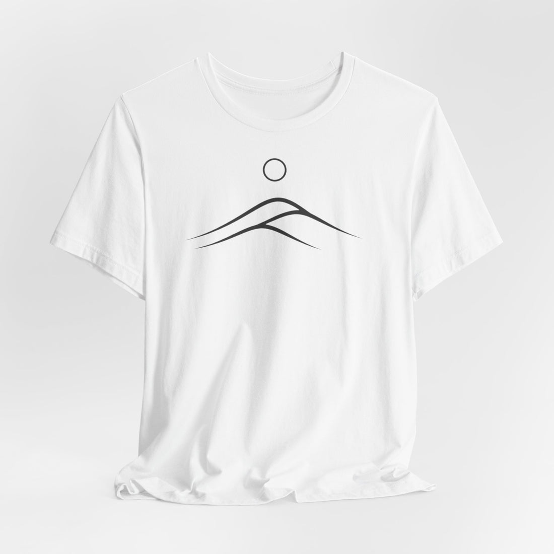 Minimalist Mountain T-shirt | Modern Adventure Design | Perfect for Outdoor Enthusiasts