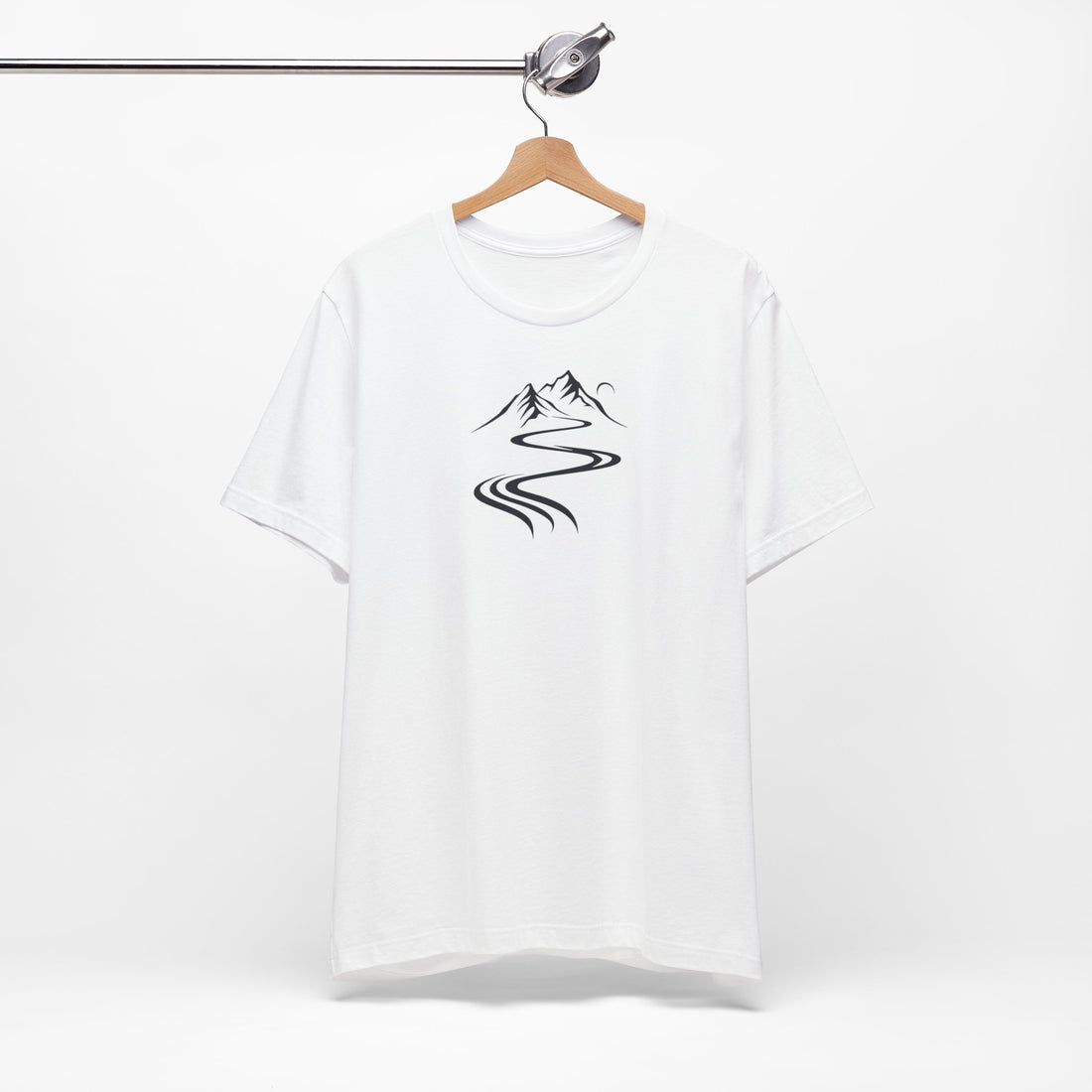 Minimalist Mountain T-shirt | Simple Adventure Design | Nature Lover Gift Tee