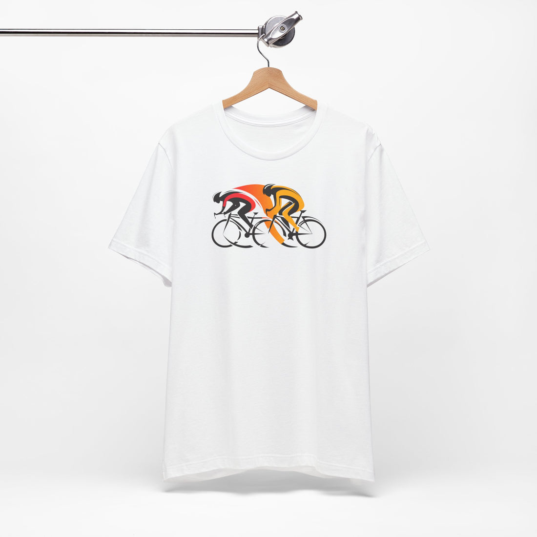 Cycling Duo T-shirt | Bold Racer Design | Perfect Gift for Cyclists