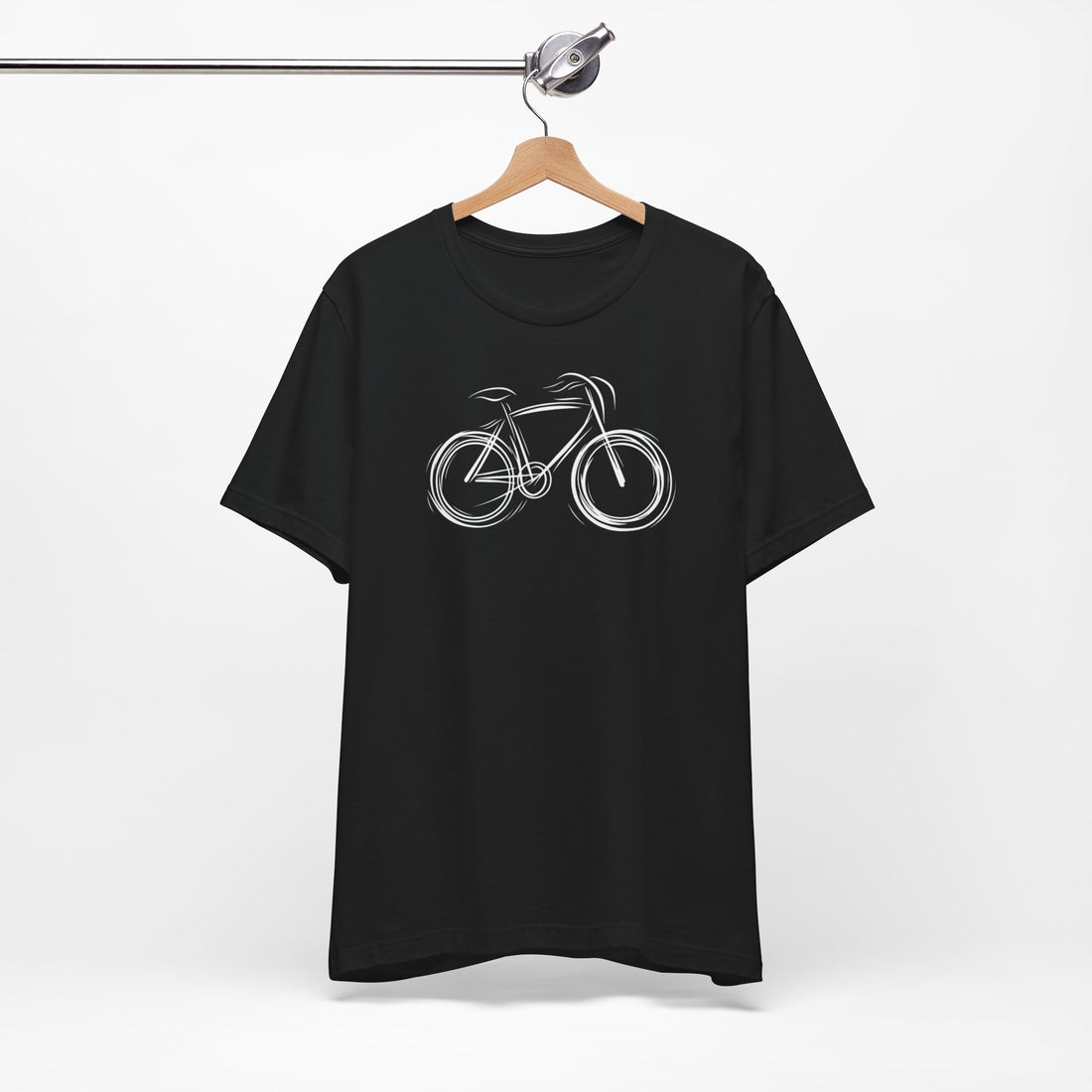 Minimalist Bike T-Shirt | Artistic Bicycle Design | Perfect Gift for Cycling Enthusiasts