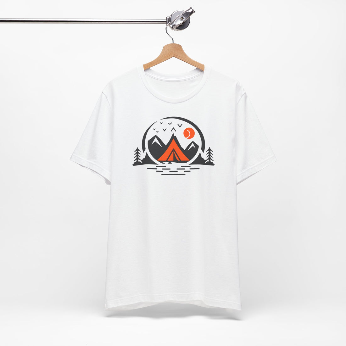 Mountain Camping T-shirt | Adventure Nature Design | Outdoor Enthusiast Graphic Tee