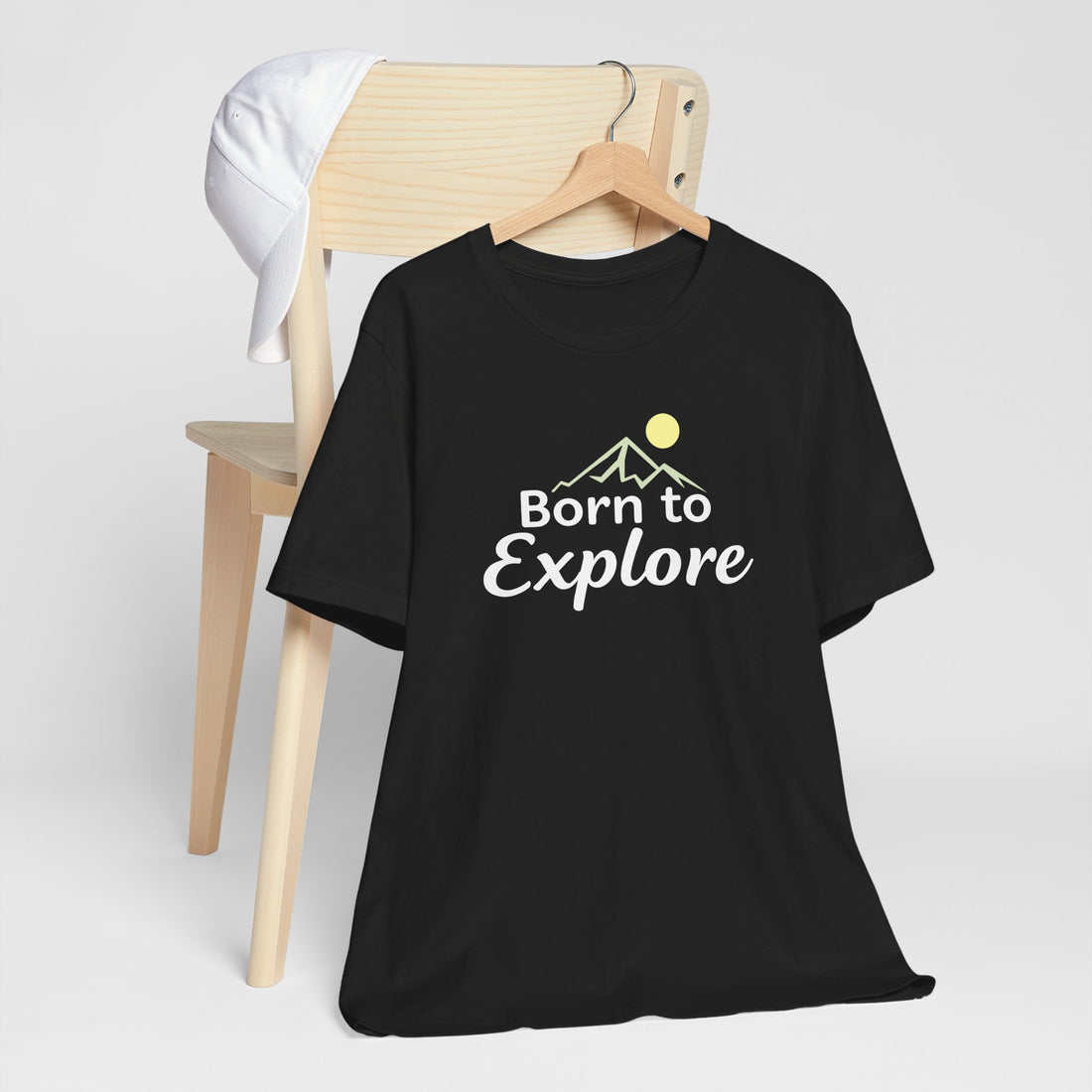 Born-To-Explore-T-Shirt - Outdoor-Adventure-Mountain-Tee - Wanderlust-Explorer-Shirt - Nature-Hiking-Graphic-Tee - Minimalist-Travel-Apparel