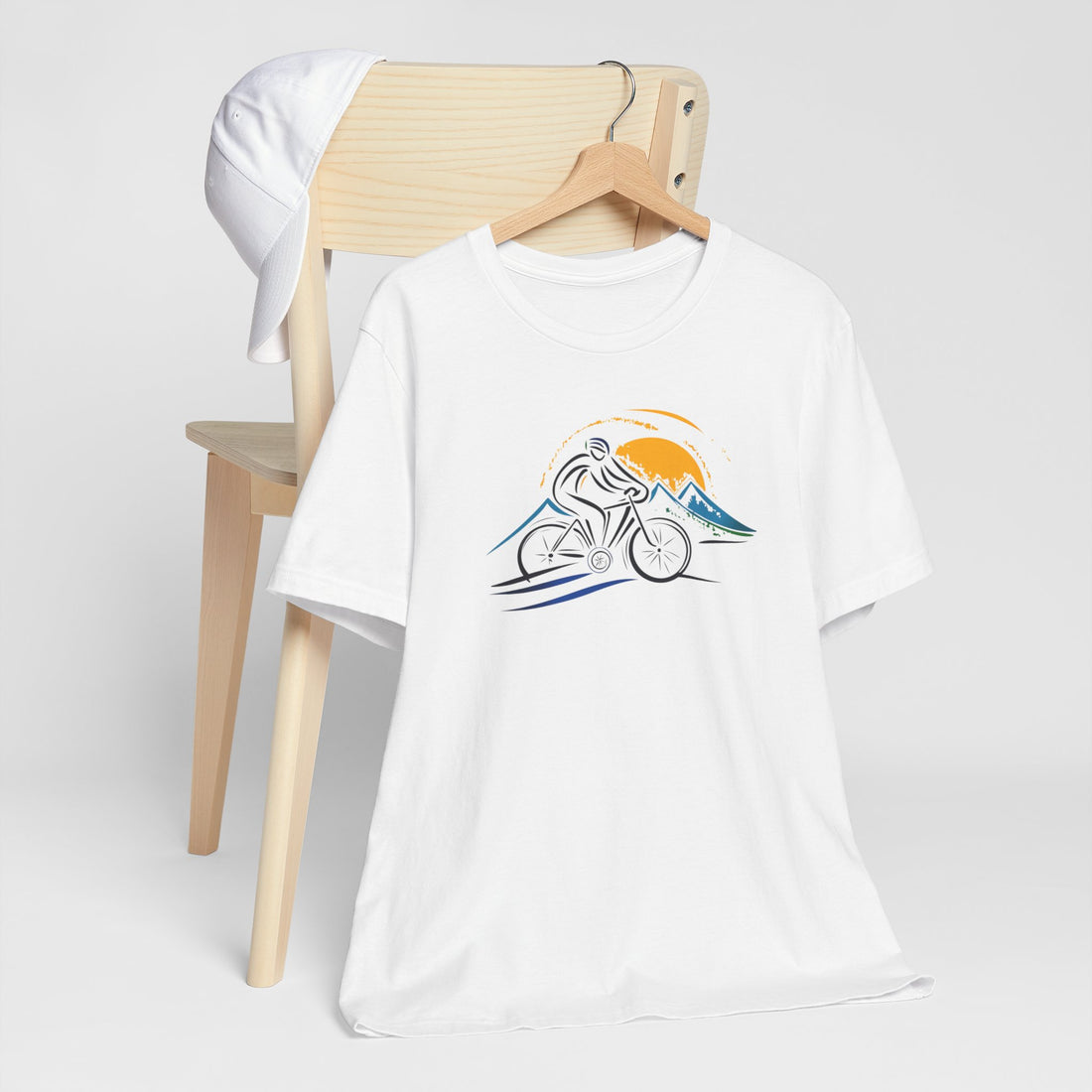 Mountain Biker" T-Shirt | Adventure Cycling Shirt | GifSunset Cycling T-Shirt | Adventure Bike Tee | Gift for Cyclists and Nature Lovers | Mountain Trail Biker Shirt | Outdoor Sportswear