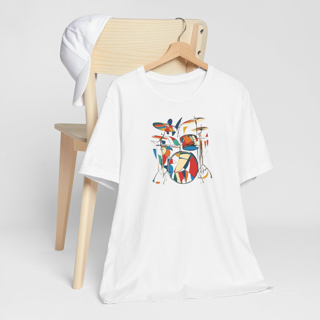 Abstract Drum Set T-shirt | Colorful Music Art Design | Perfect Gift for Drummers