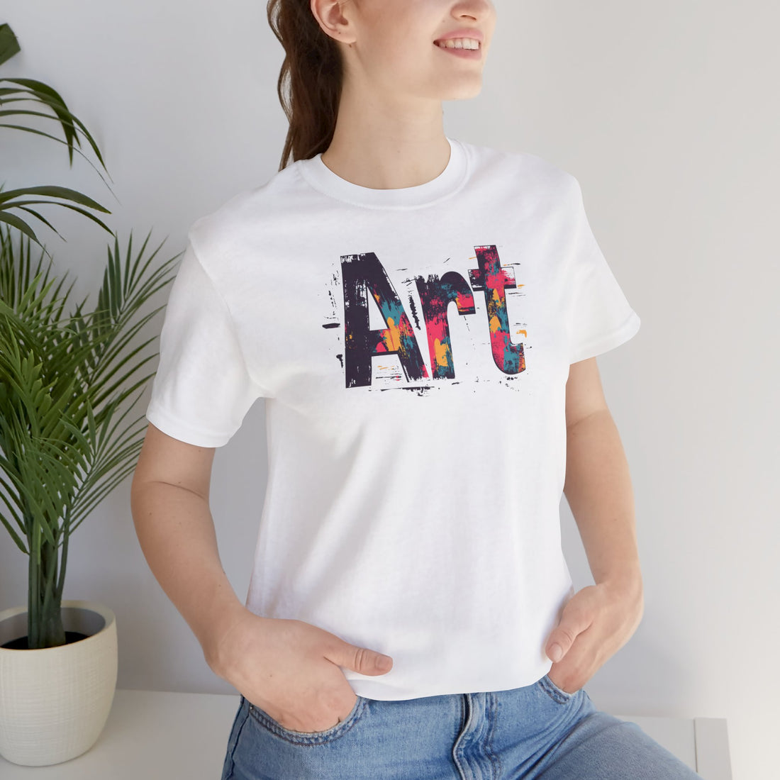 Bold "Art" T-shirt | Colorful Artistic Expression Design | Perfect Gift for Artists & Creatives