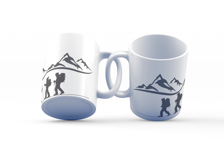 Hiking Adventure Mug | Mountain Explorer Design | Perfect Gift for Outdoor Enthusiasts