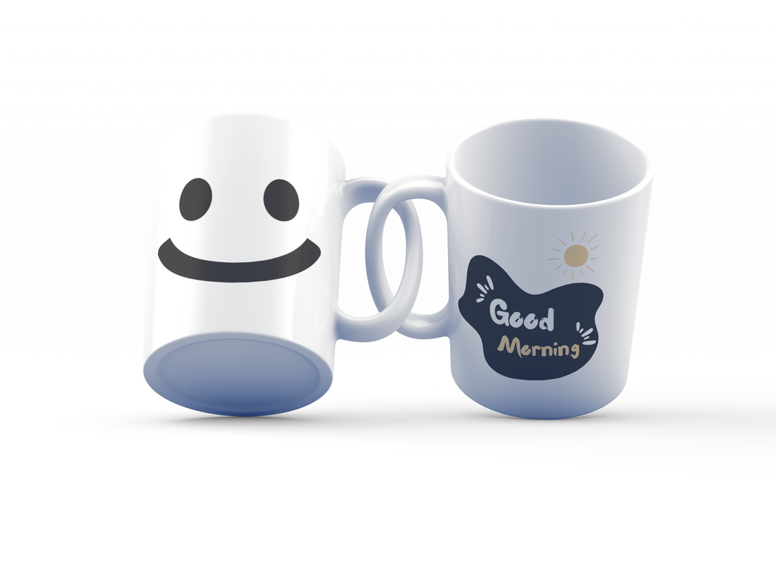 Good Morning Smile Mug | Happy Face Design | Start Your Day with Positivity