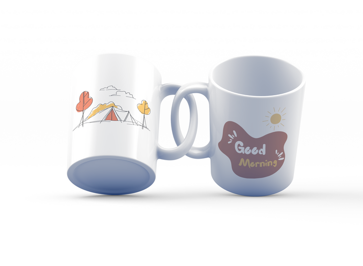 Camping Adventure Good Morning Mug | Outdoor Tent Design | Perfect Gift for Nature Lovers