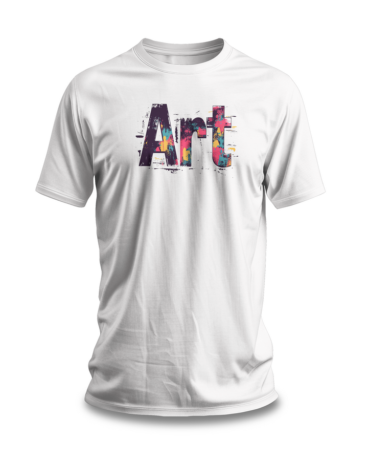 Bold "Art" T-shirt | Colorful Artistic Expression Design | Perfect Gift for Artists & Creatives