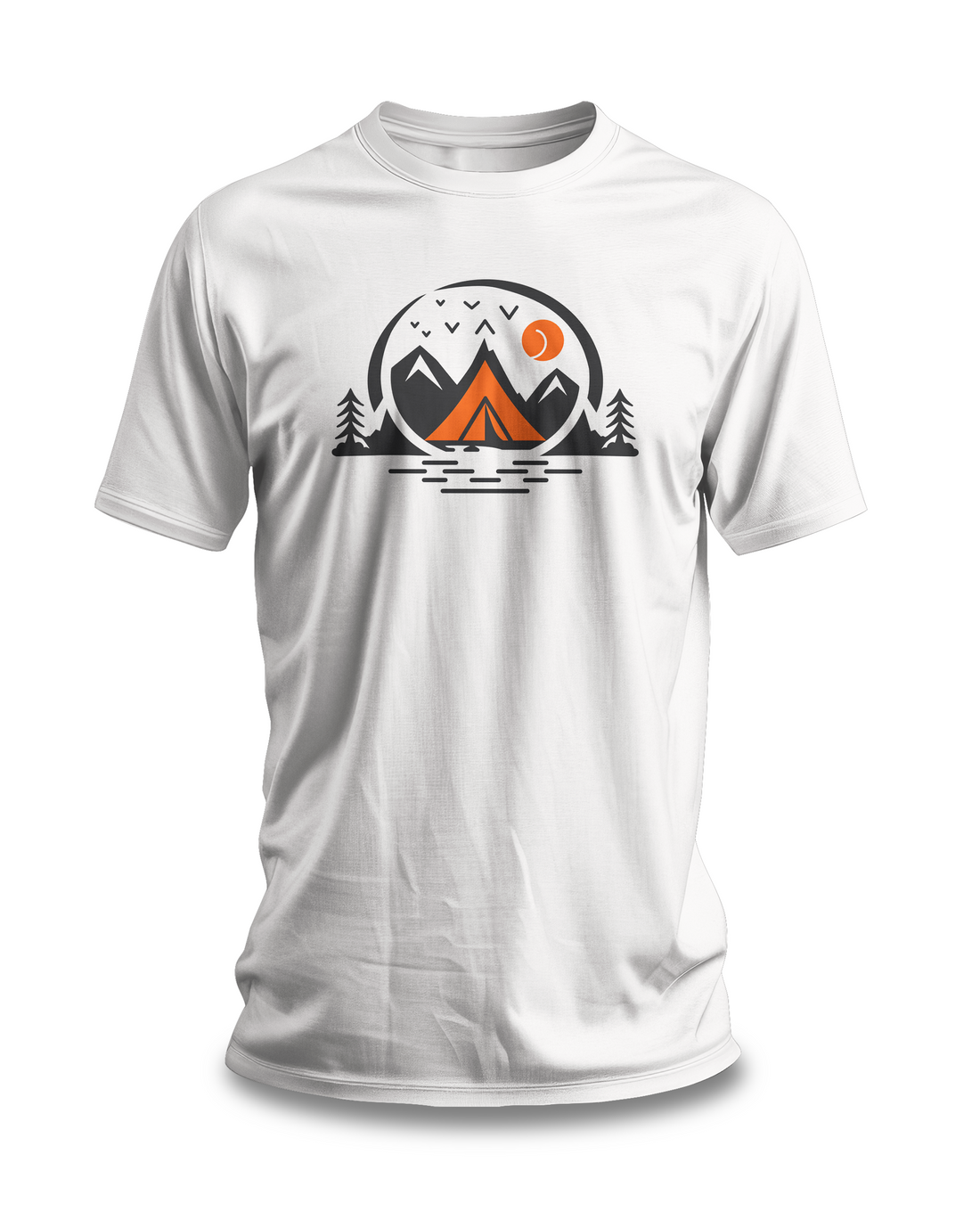 Mountain Camping T-shirt | Adventure Nature Design | Outdoor Enthusiast Graphic Tee