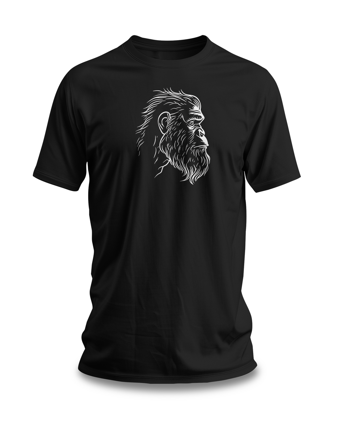 Bigfoot Silhouette T-shirt | Mysterious Sasquatch Design | Cryptid Lover Gift Tee