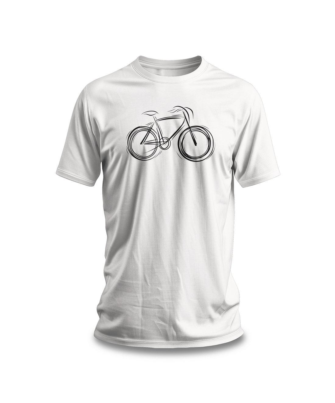 Minimalist Bike T-Shirt | Artistic Bicycle Design | Perfect Gift for Cycling Enthusiasts