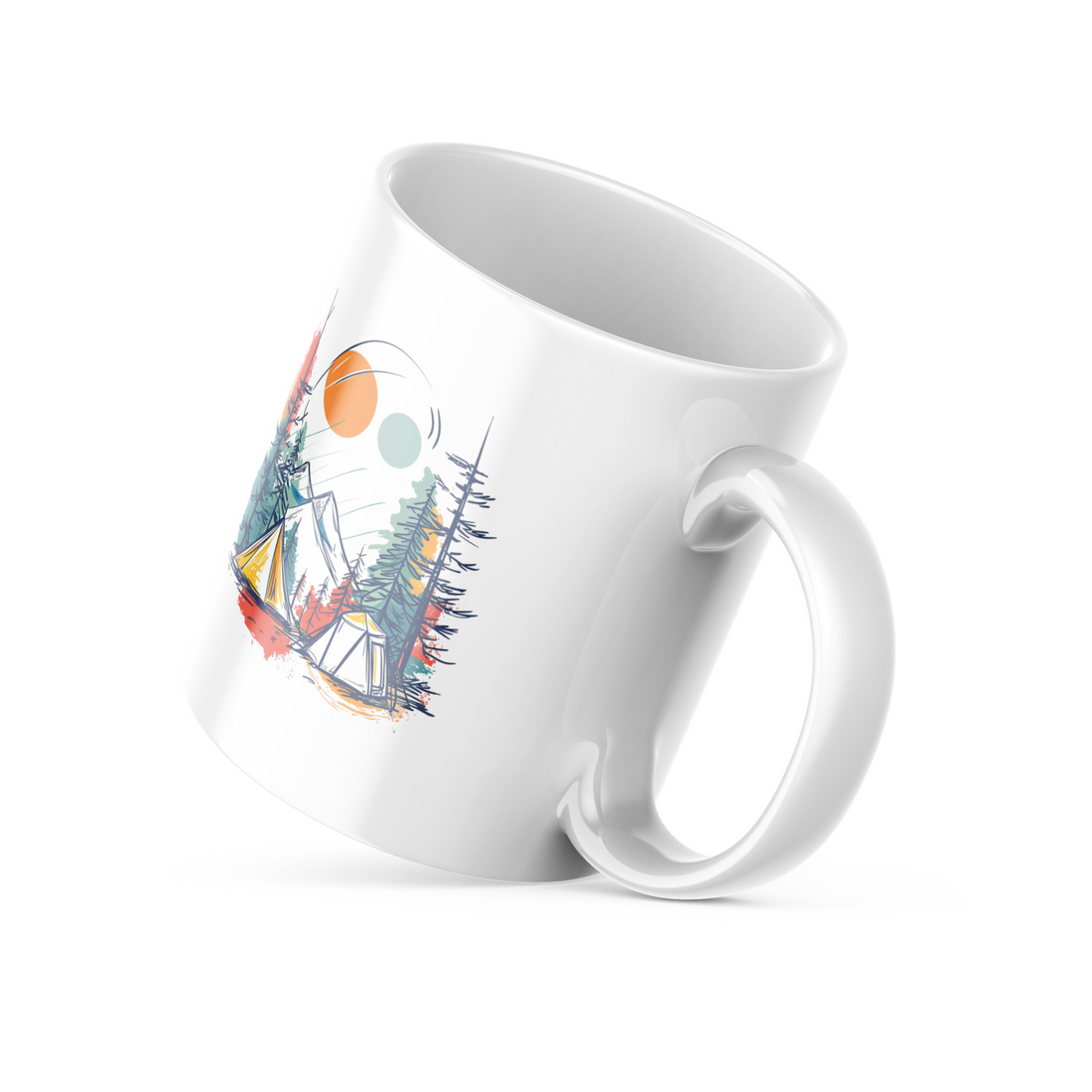 Good Morning Adventure Mug Set | Camping & Nature Scene | Perfect for Outdoors Lovers