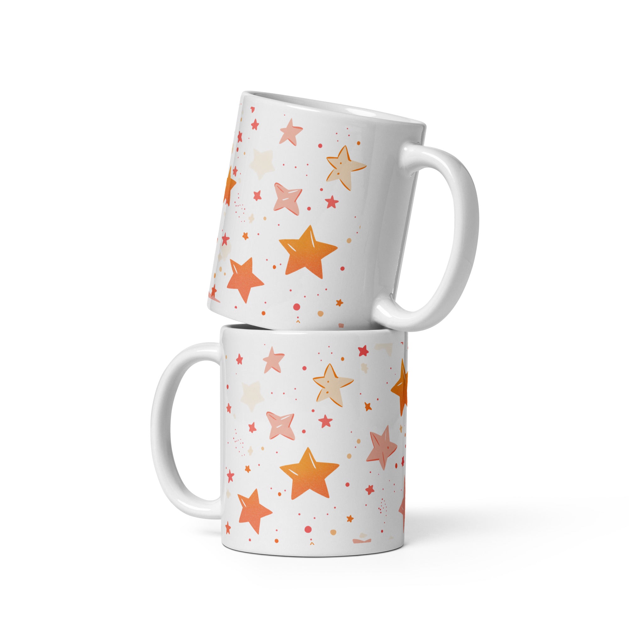Gift box packaging for pastel stars ceramic mug 11oz