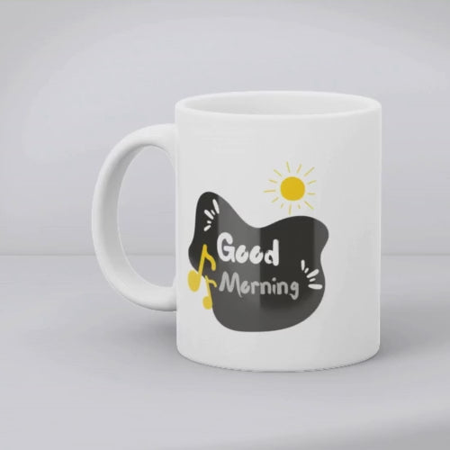  Good Morning Music Mug in eco box, musician gift