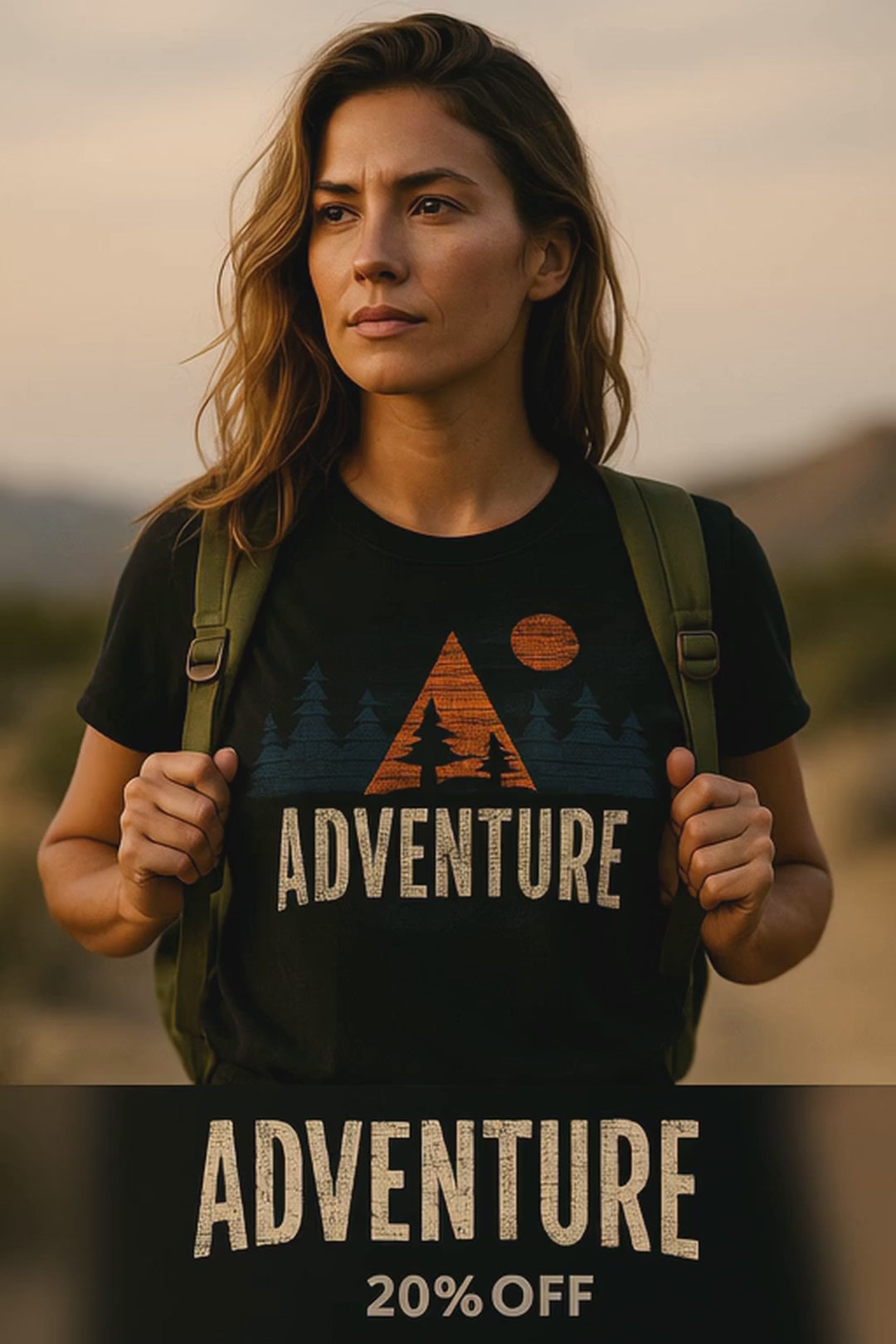 Camping Adventure Shirt – Vintage Nature Graphic Tee | Hiking & Travel Top